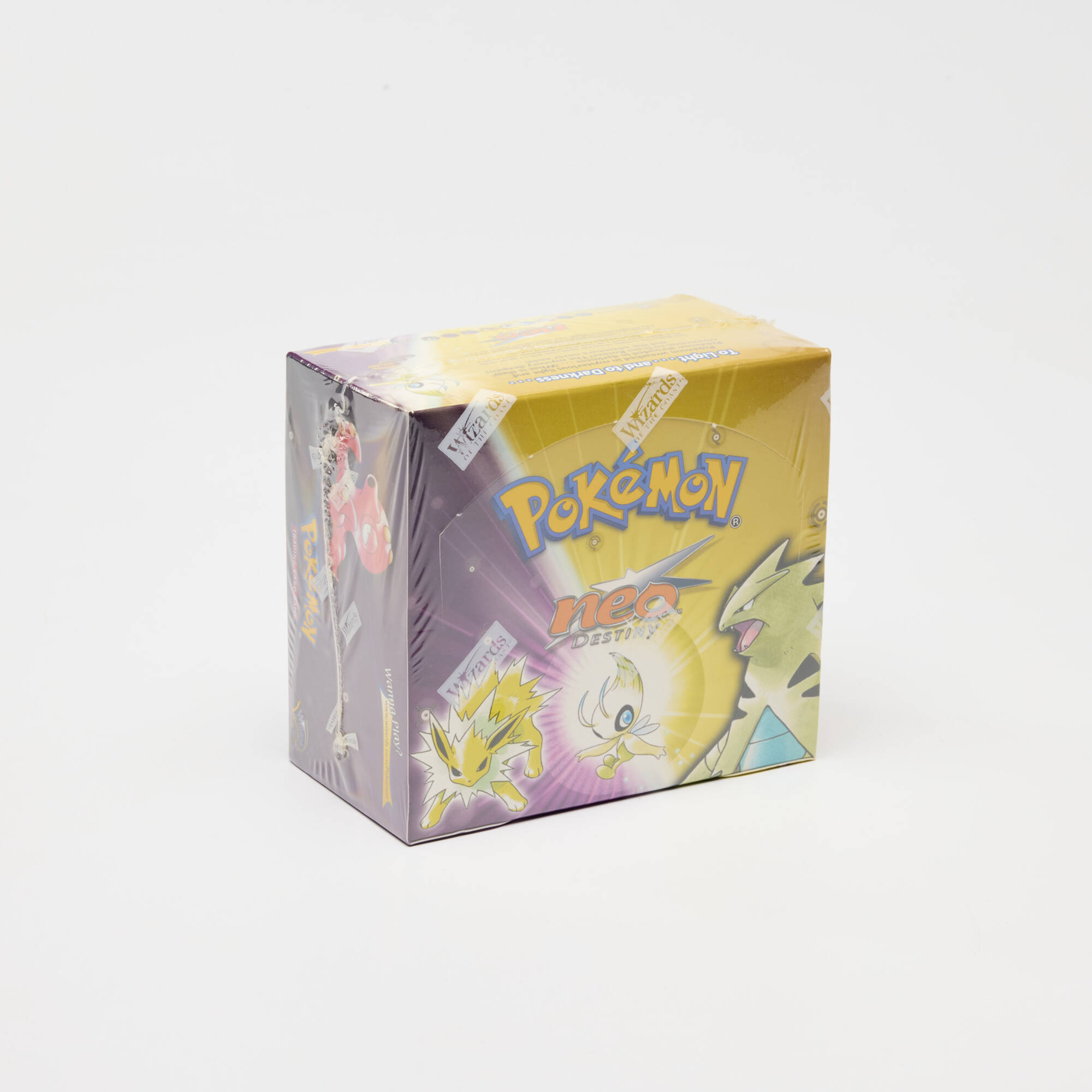 Neo Destiny Pokémon booster box reference photo